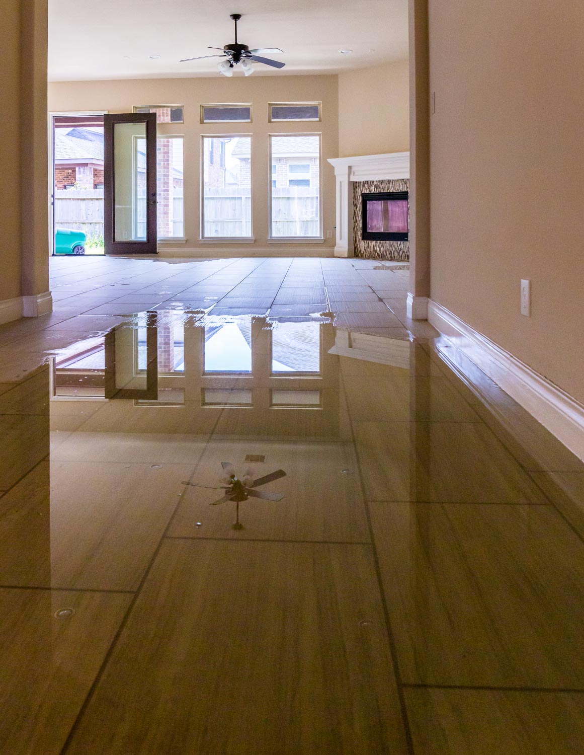 Water damage home restoration