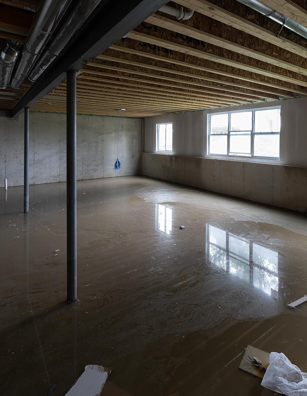 Basement flooded from sewer backup
